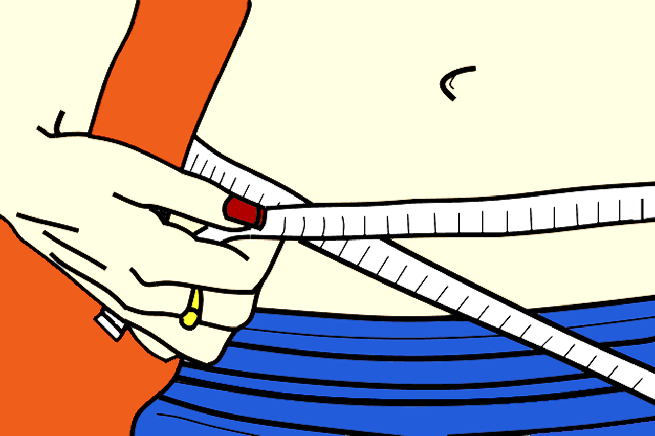 Messure Waist Illustration